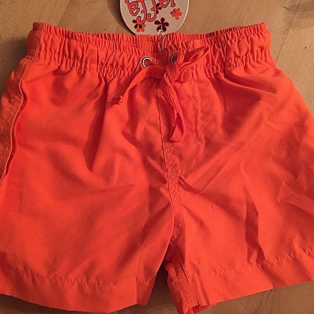 Soft bright orange shorts Jaffa by OinkBaby 6 months NWT NEW